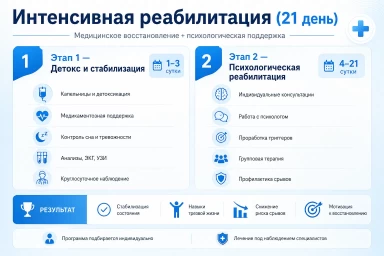 Реабилитация за 21 день в Тетюшах